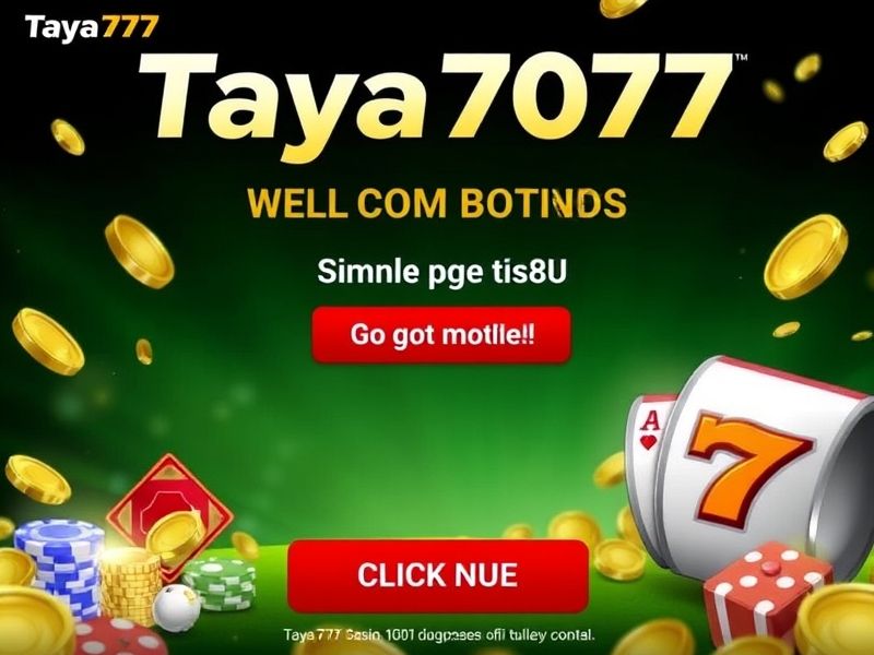 Discover the official taya777 link.com platform, offering a curated selection of online gambling games, latest promotions, and expert guides for players. Start playing today!
