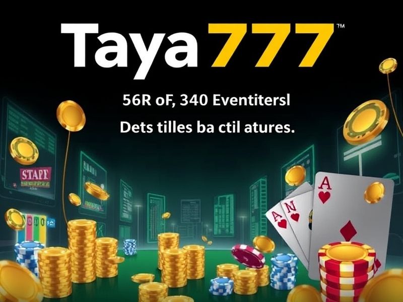 Discover the official taya777 link.com platform, offering a curated selection of online gambling games, latest promotions, and expert guides for players. Start playing today!